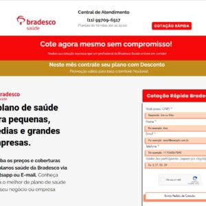 LANDING PAGE – EXCLUSIVO DE OPERADORAS